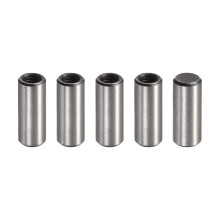 M5 Internal Thread Dowel Pin 5pcs 8x20mm Chamfering Flat Carbon Steel Cylindrical Pin Bed Bookshelf Metal Devices Industrial Pins