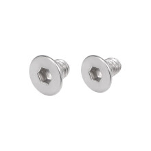 Hex Socket Countersunk Flat Head Screws, M3x4mm and M3x5mm Bolts 304 Stainless Steel 80pcs