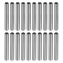 M4 Internal Thread Dowel Pin 20pcs 6x50mm Chamfering Flat Carbon Steel Cylindrical Pin Bed Bookshelf Metal Devices Industrial Pins