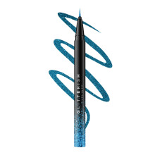 Renee Pencil Glitterish Eyeliner - Blue, Metallic Pay-Off, Multi-Dimensional Shine | Waterproof, Smudge-Resistant, Shimmery Finish | Precise Applicati