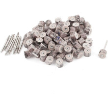 10mm x 10mm x 3mm 120 Grit Flap Wheel Grinding Polishing Discs 100pcs