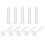 M5 x 30mm Plastic Phillips Machine Screws, PC Flat Head Machine Bolts Transparent 25pcs 1