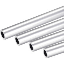 6061 Aluminum Round Tube 12mm OD 8mm Inner Dia 250mm Length Pipe Tubing 4 Pcs