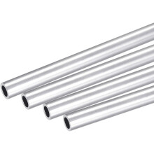 6063 Aluminum Round Tube 8mm OD 6mm Inner Dia 250mm Length Pipe Tubing 4 Pcs