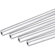 6063 Aluminum Round Tube 8mm OD 3mm Inner Dia 250mm Length Pipe Tubing 4 Pcs