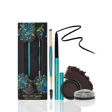 Parul Garg Beauty Pack Esencial: Kajal 3-en-1, Definidor de Cejas, Brocha y Sombra