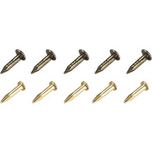 Small Tiny Nails, 6mm Nail for DIY Decorative Wooden Boxes 2 Colors, Total 400pcs