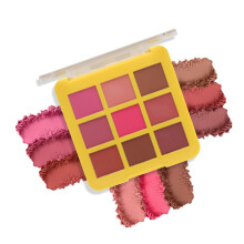 Paleta de Sombra de Ojos Colors Queen 9 en 1 - 01 Nudes Mate, 18G | Multi-Color, Fácil de Mezclar, Ligera y Duradera