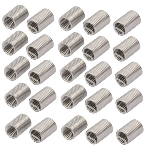 #10-32x0.57 304 Stainless Steel Helical Coil Wire Thread Insert 25pcs