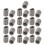 #10-24x0.475 304 Stainless Steel Helical Coil Wire Thread Insert 25pcs 1