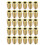 Furniture Threaded Insert Nuts Zinc Alloy M6 Internal Threads 18mm Length 30pcs 1