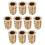 Furniture Threaded Insert Nuts Zinc Alloy M8 Internal Threads 20mm Length 10pcs 1