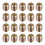 Furniture Threaded Insert Nuts Carbon Steel M6 Internal Thread 12mm Length 20pcs 1
