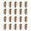 Furniture Threaded Insert Nut Carbon Steel M8 Internal Thread 25mm Length 20pcs 1