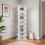 (8 floors, circular shape) 8-Tier Rotating Shoe Rack Tower - White 9