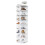 (8 floors, circular shape) 8-Tier Rotating Shoe Rack Tower - White 11
