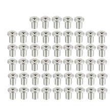 M6x12mm Phillips Head Insert Nut Screw Post Sleeve Nut for Furniture 50pcs