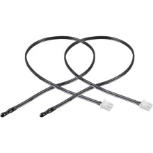 2 Pcs 20K NTC Thermistor Probe 15.7 Inch Epoxy Sensitive Temperature Temp Sensor for Air Conditioner