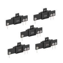 5pcs Fader Variable Resistors Mixer 35mm Straight Slide Potentiometer B20K Ohm Linear Single Potentiometers for Dimming Tuning