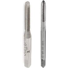 Metric Tap M3x 0.5mm Pitch 3 Straight Flutes H2 Thread Plug HSS for Clocks and Watches DIY 5pcs