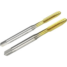 Metric Machine Tap M3 x 0.5mm M4 x 0.7mm H2 HSS Ti-coated 3 Straight Flutes Thread Tapping DIY Tool