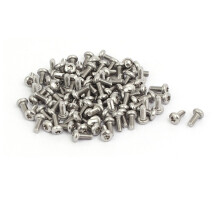 M2.5 x 6mm 304 Stainless Steel Torx Pan Head Screws Bolts Fasteners 100pcs