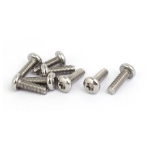 M6x20mm 304 Stainless Steel Button Head Torx Socket Cap Screws Fasteners 8pcs