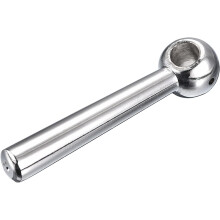 Milling Machine Ball Table Handle, 1Pcs 12mm/0.47" Inner Hole Diameter, 100mm/3.94" Length Ball Crank Table Handle Revolving Handle Replacement Parts