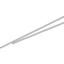 304 Stainless Steel Capillary Tube, OD 1mm x 0.1mm Wall Thick 250mm Length Metal Tubing for Industry Machinery, 2Pcs