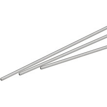 304 Stainless Steel Capillary Tube, OD 2mm x 0.1mm Wall Thick 250mm Length Metal Tubing for Industry Machinery, 3Pcs
