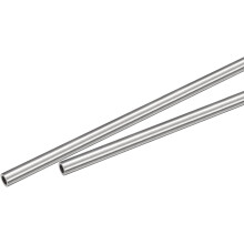 304 Stainless Steel Capillary Tube, OD 4.5mm x 0.6mm Wall Thick 250mm Length Metal Tubing for Industry Machinery, 2Pcs