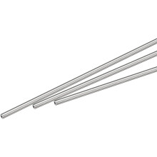 304 Stainless Steel Capillary Tube, OD 2.5mm x 0.6mm Wall Thick 250mm Length Metal Tubing for Industry Machinery, 3Pcs