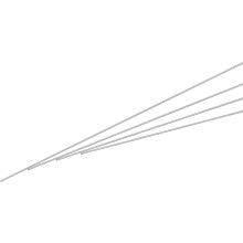 304 Stainless Steel Capillary Tube, OD 0.5mm x 0.1mm Wall Thick 300mm Length Metal Tubing for Industry Machinery, 4Pcs