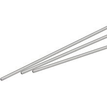 304 Stainless Steel Capillary Tube, OD 2mm x 0.25mm Wall Thick 250mm Length Metal Tubing for Industry Machinery, 3Pcs