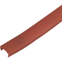 U Shape Furniture Edge Banding, 2M Self Adhesive Flexible Edging Trim, 4x12mm TPE Edge Guards for Cabinets Furniture Repair Restoration, Brown