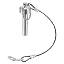Magnetic Locking Pins, 304 Stainless Steel Magnet Type Quick Release Pin with Push Ring and 24.5cm Rope (8mm-31mm)