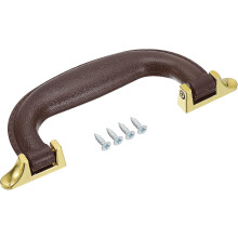Luggage Handles, 155mm/6.1inch Plastic Pull Handle Suitcase Case Replacement Handles with Screws for Case Suitcase Toolbox, Wine Red