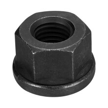 3/4-10 Flange Hex Nut, Grade 10.9 Carbon Steel Black Oxide Finished Hex Flange Nut for Machinery