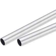 6063 Aluminum Round Tube 18mm OD 16mm Inner Dia 300mm Length Pipe Tubing 2 Pcs