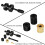 Fuel Injector Puller Tool Kit Fuel Injector Removal Tool Set with Storage Case for  N14 N18 N54 Engine 4