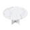 (White, MDF) 47.24" Round Farmhouse Dining Table, White Marble Finish 13