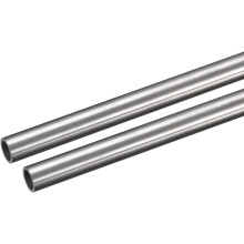 304 Stainless Steel Tube, OD 12mm x 1.5mm Wall Thick 300mm Length Metal Tubing for Industry Machinery, 2Pcs
