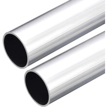 6063 Aluminum Round Tube, 32mm OD 29mm Inner Dia 300mm Length Pipe Tubing for Industry DIY Projects, 2 Pcs