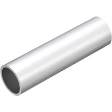 6063 Aluminum Round Tube, 40mm OD 34mm Inner Dia 150mm Length Pipe Tubing for Industry DIY Projects