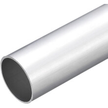 6063 Aluminum Round Tube, 40mm OD 37mm Inner Dia 300mm Length Pipe Tubing for Industry DIY Projects