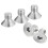 3/8-16x5/8 Flat Countersunk Head Socket Cap Screws, 5Pcs 304 Stainless Steel Hex Socket Flat Head Screws, Full Thread, Countersunk Bolts 1