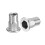 M5 Half Hex Body Rivet Nuts, 60pcs 304 Stainless Steel Flat Head Threaded Insert Nuts 1