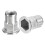 M6 Half Hex Body Rivet Nuts, 80pcs 304 Stainless Steel Threaded Insert Nuts 1
