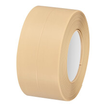 Waterproof Seal Caulk Strip Tape Self Adhesive, 1pcs 10.5 Ft L x 1.5" W PVC Sealing Tape Caulking Tape for Kitchen Countertop, Bathroom, Toilet, Batht