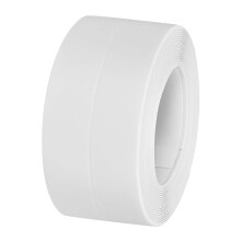 Waterproof Seal Caulk Strip Tape Self Adhesive, 1pcs 10.5 Ft L x 1.5" W PVC Sealing Tape Caulking Tape for Kitchen Countertop, Bathroom, Toilet, Batht